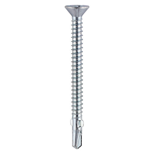 TIMCO Self-Drilling Wing-Tip Steel to Timber Light Section Silver Screws  - 5.5 x 150