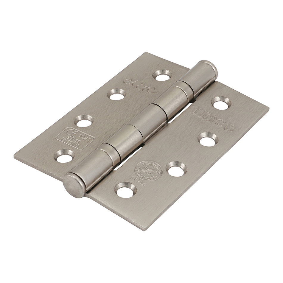 TIMCO Ball Bearing Hinges Grade 11 Steel Satin Nickel - 102 x 76 x 2.7