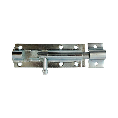 TIMCO Straight Tower Bolt Silver - 6"
